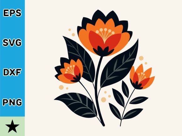 Abstract Flowers Boho Wall Art SVG: A Designer's Review