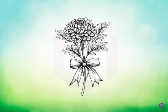Chrysanthemum Graphics & Illustrations for Crafters