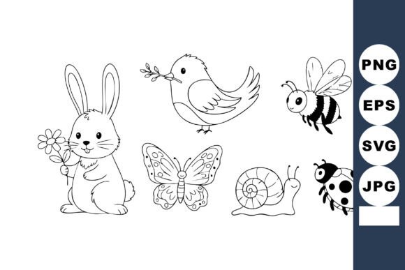 Cute Easter Bunny Graphics & Illustrations Review