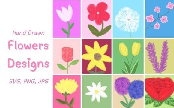 Cute Flowers SVG, PNG and JPG: A Designer's Review