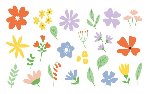 Flowers Clipart Collection: Graphics & Illustrations