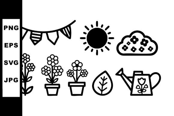 Gardening Vector Set: Graphics & Illustrations