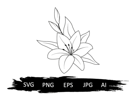 Lily Flowers: Elegant Graphics & Illustrations