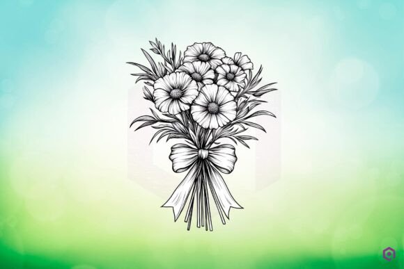 Marigold Flowers Birthday Month: Graphics & Illustrations