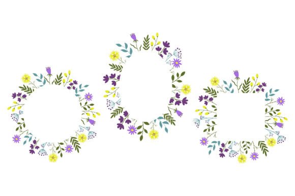 Tiny Flower Frames: Graphics & Illustrations